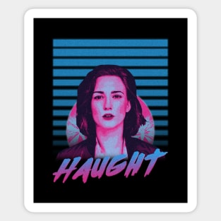 Retro Nicole Haught Sticker